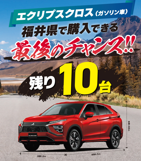 エクリプスクロス残り10台